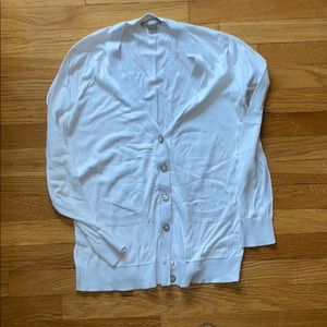 Cream Cardigan with Mother of Pearl Buttons